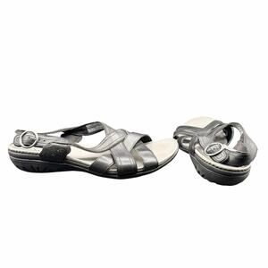 Merrell Black Leather Comfort Sandals Women’s 9 EU 40 Buckle